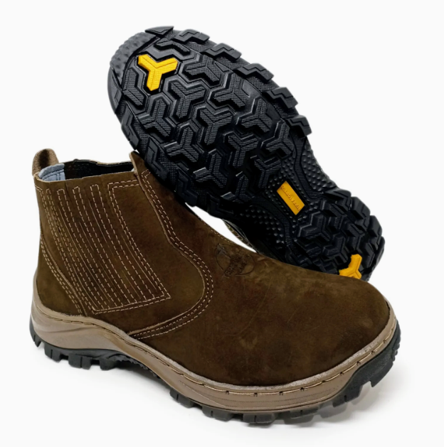 Botina Couro Ranger Brown Cód. 850 Terrafort'z Nº39 - Deconto