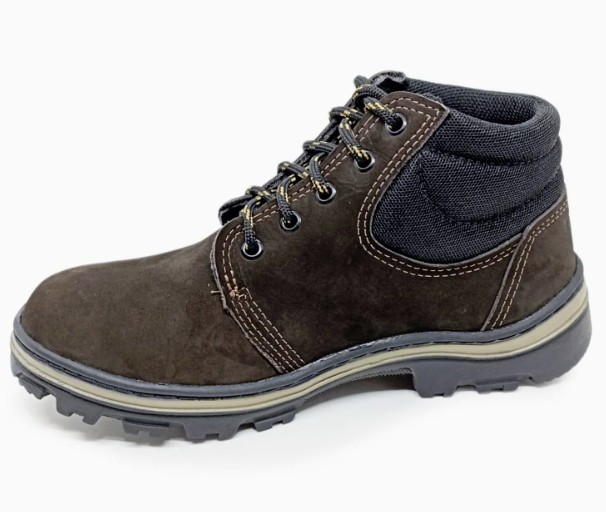 その他 T.NobU BOTA DE SEGURANÇA NOBUCK MARROM BICO PLÁSTICO HAE