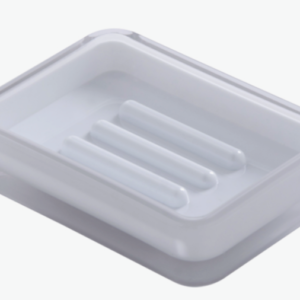 Saboneteira Dupla Camada Astra Branco