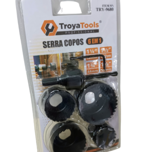 Jogo Serra Copo (P/ Madeira, Gesso, Plástico) 6 Peças TroyaTools